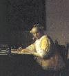 Lady Writing a Letter, by Vermeer