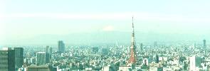 @Mt.Fuji & Tokyo Tower from St.Luke Tower Bld.